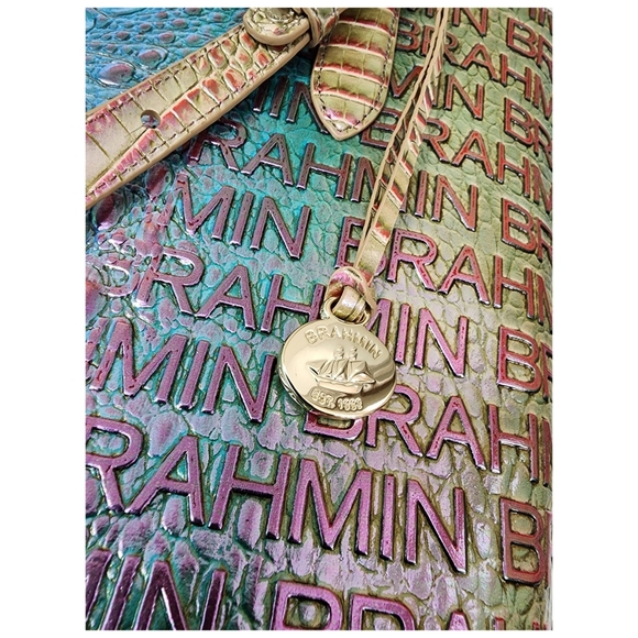 NWT Brahmin Ezra Multi Adama Geniune Leather w/dustbag - Picture 9 of 10